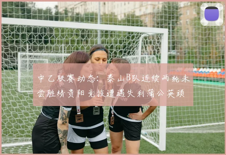 中乙联赛动态：泰山B队连续两轮未尝胜绩贵阳竞技遭遇失利蒲公英顽强战平